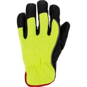 Lahti Pro talvityökäsineet huomio keltainen