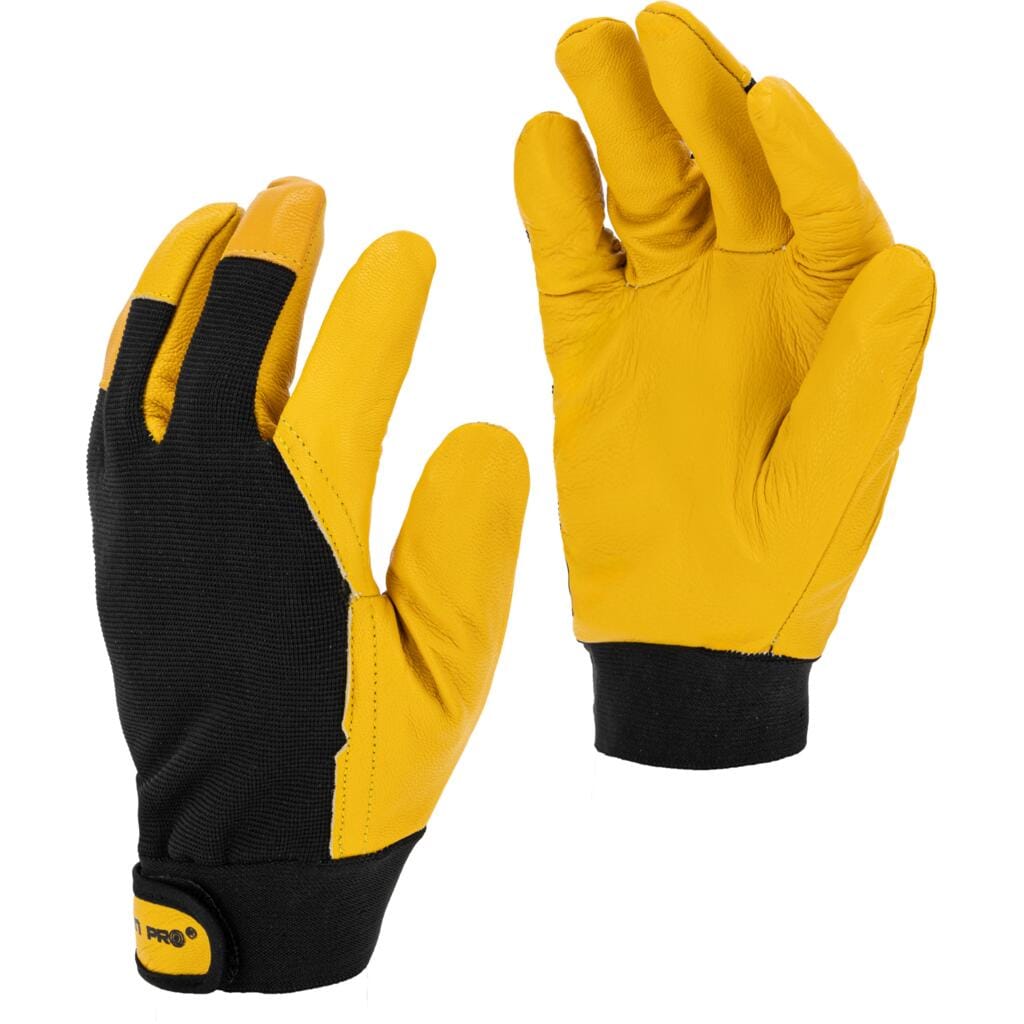 Lahti Pro talvityökäsineet pukinnahka tarraranne ruskea