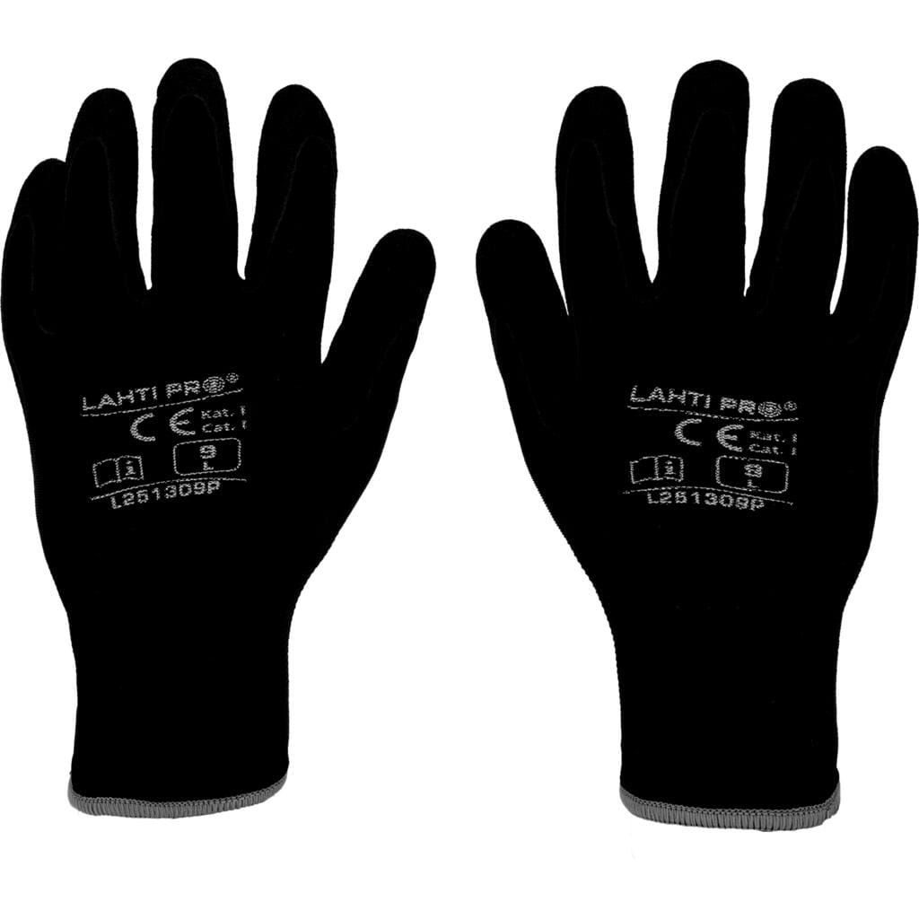 Lahti Pro talvityökäsine nitriili musta
