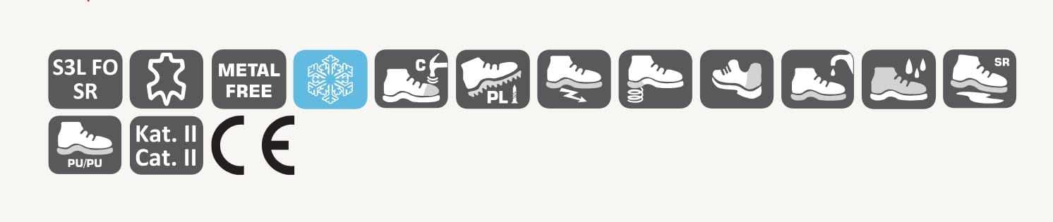 Lahti Pro talviturvakengät S3L FO SR