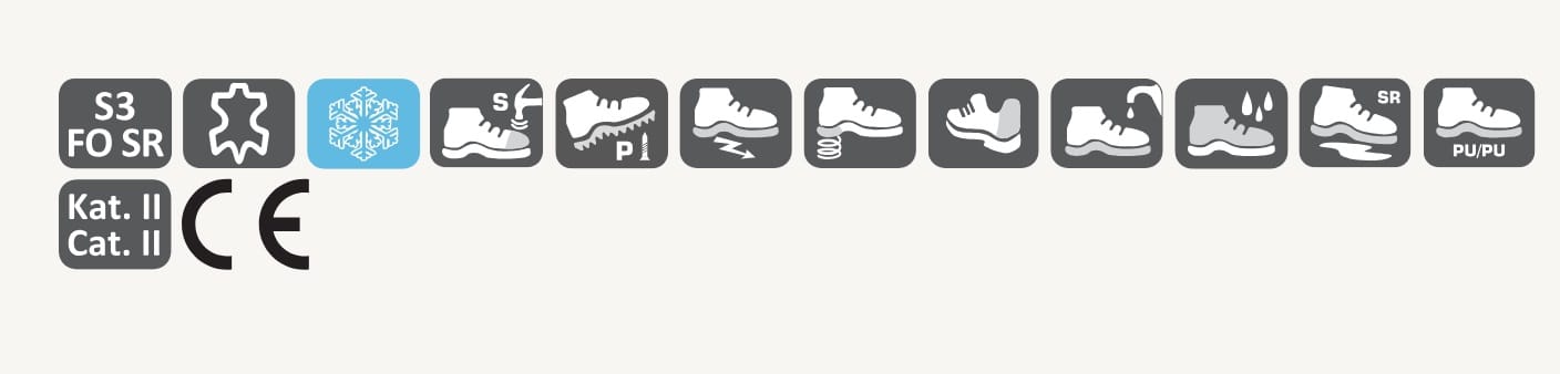 Lahti Pro talviturvakengät korkea nilkka S3 FO SR