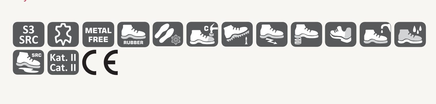 Lahti Pro turvakengät lämpöpohjallisilla S3 SRC - erinomainen pito