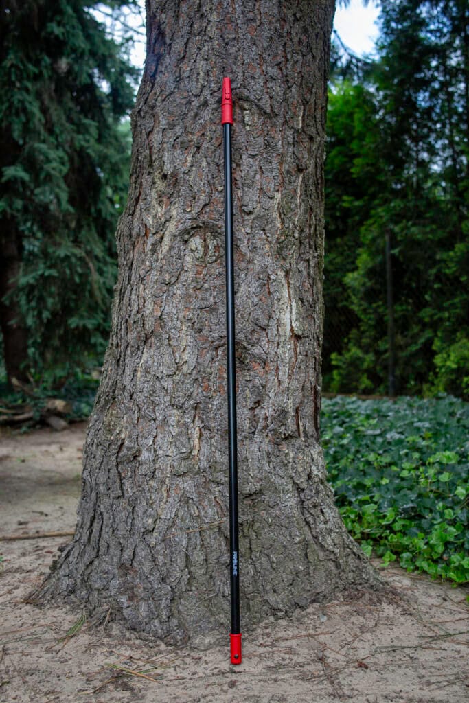 Alumiininen harjan/haravan varsi ”CLICK”-kiinnityksellä