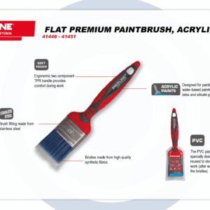 PREMIUM sivellin vesiohenteisille maaleille 20-80mm