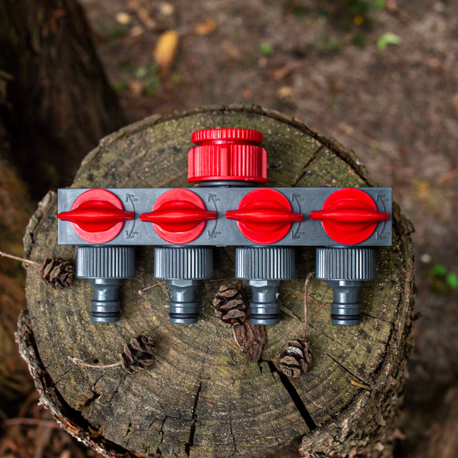 Vesihanan jakotukki, 4-haarainen