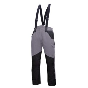 Lahti Pro topatut henkselihousut – harmaa/musta