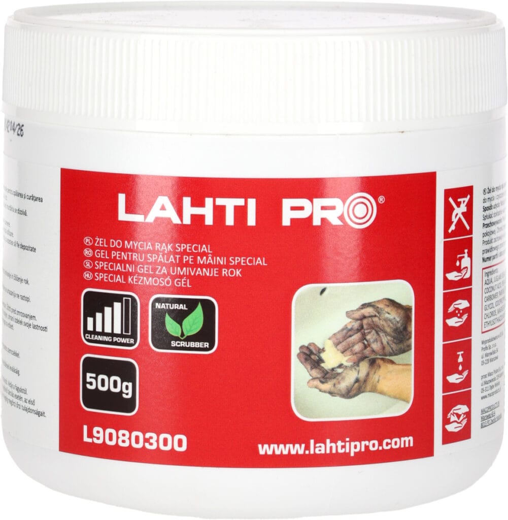 Lahti Pro käsienpuhdistusgeeli ammattikäyttöön, 500g