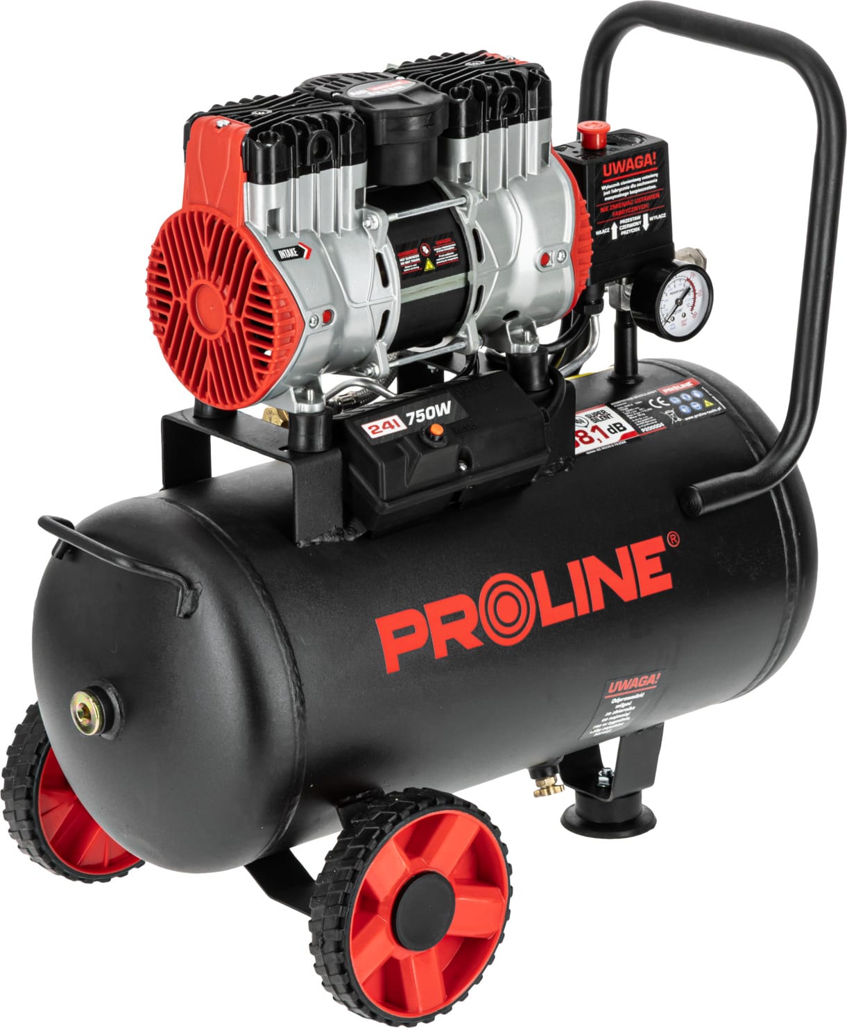 Proline P200004 öljytön "silent" kompressori