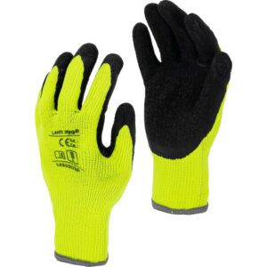 Lahti Pro latexipinnoitetut toppavuoratut suojakäsineet