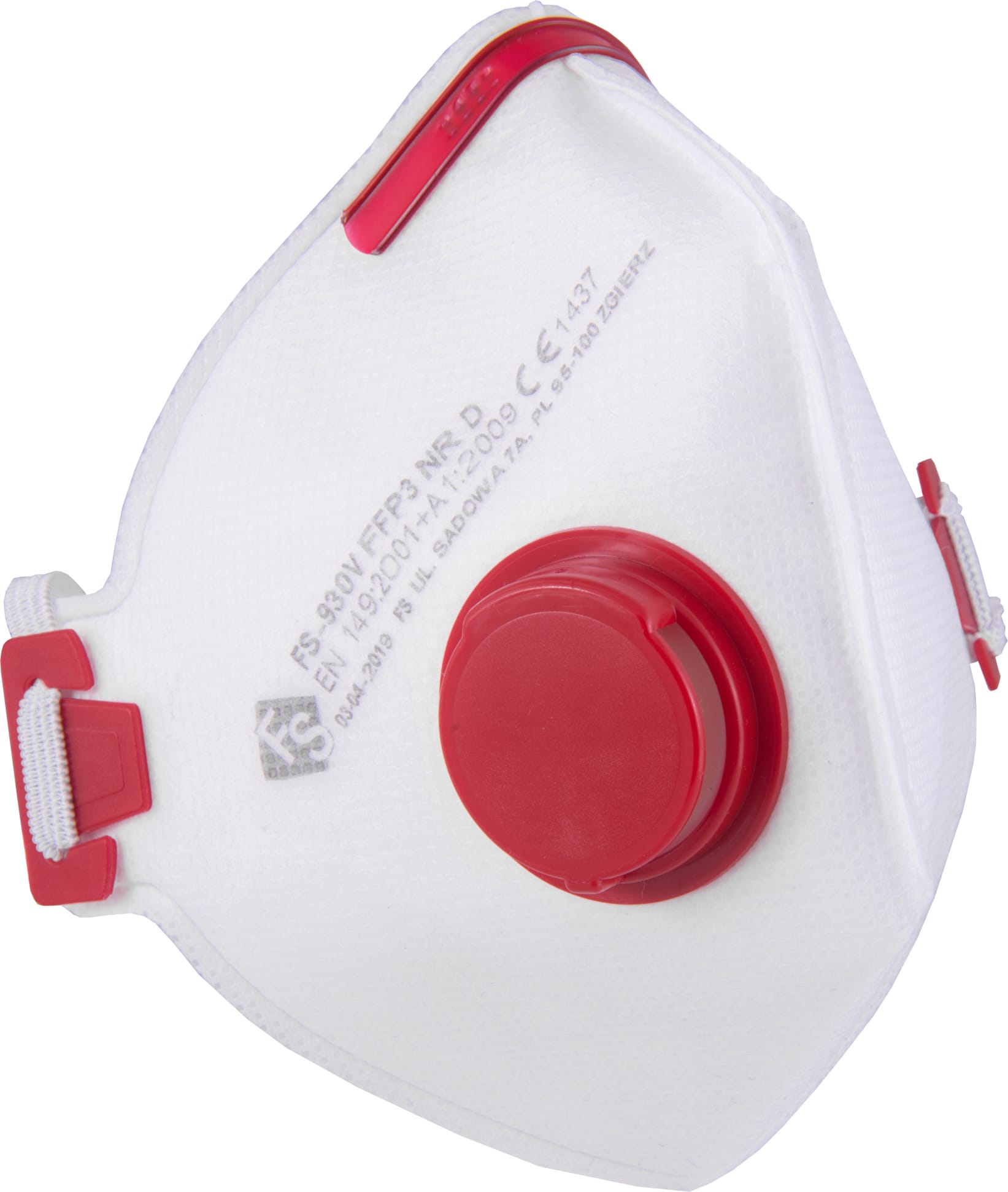 Lahti Pro FFB3 hengityssuojain venttiilillä, taitettava 2 kpl