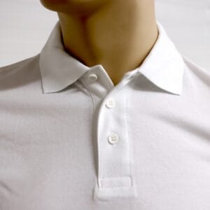 Hanes Beefy Polo pikee paita, valkoinen