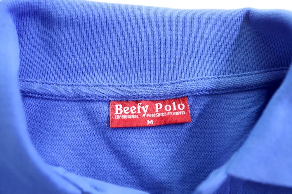 Hanes Beefy Polo pikee paita, valkoinen