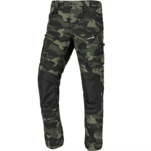 Lahti Pro slim fit maastohousut, musta-vihreä