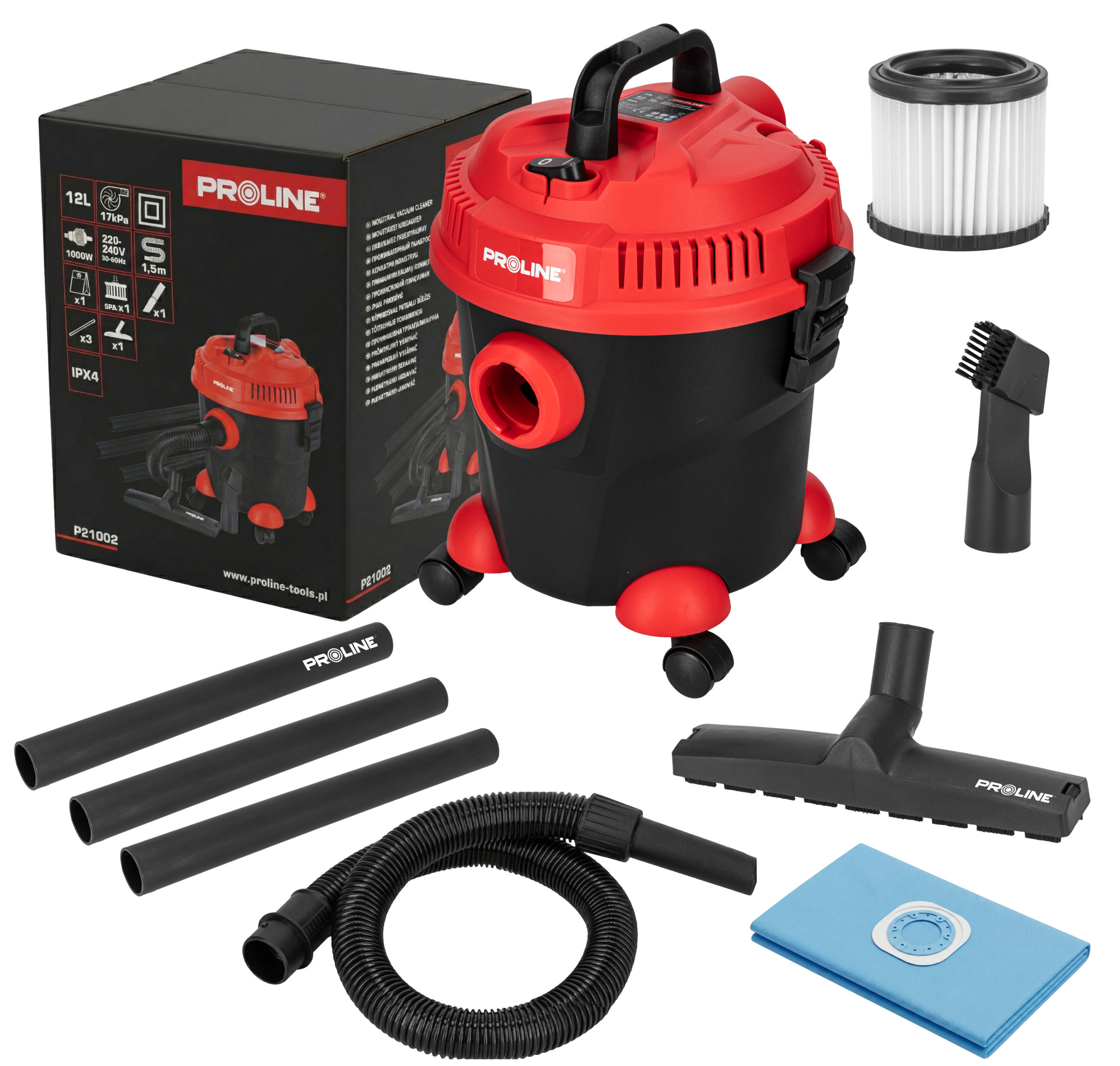 Proline rakennuspölynimuri 800W