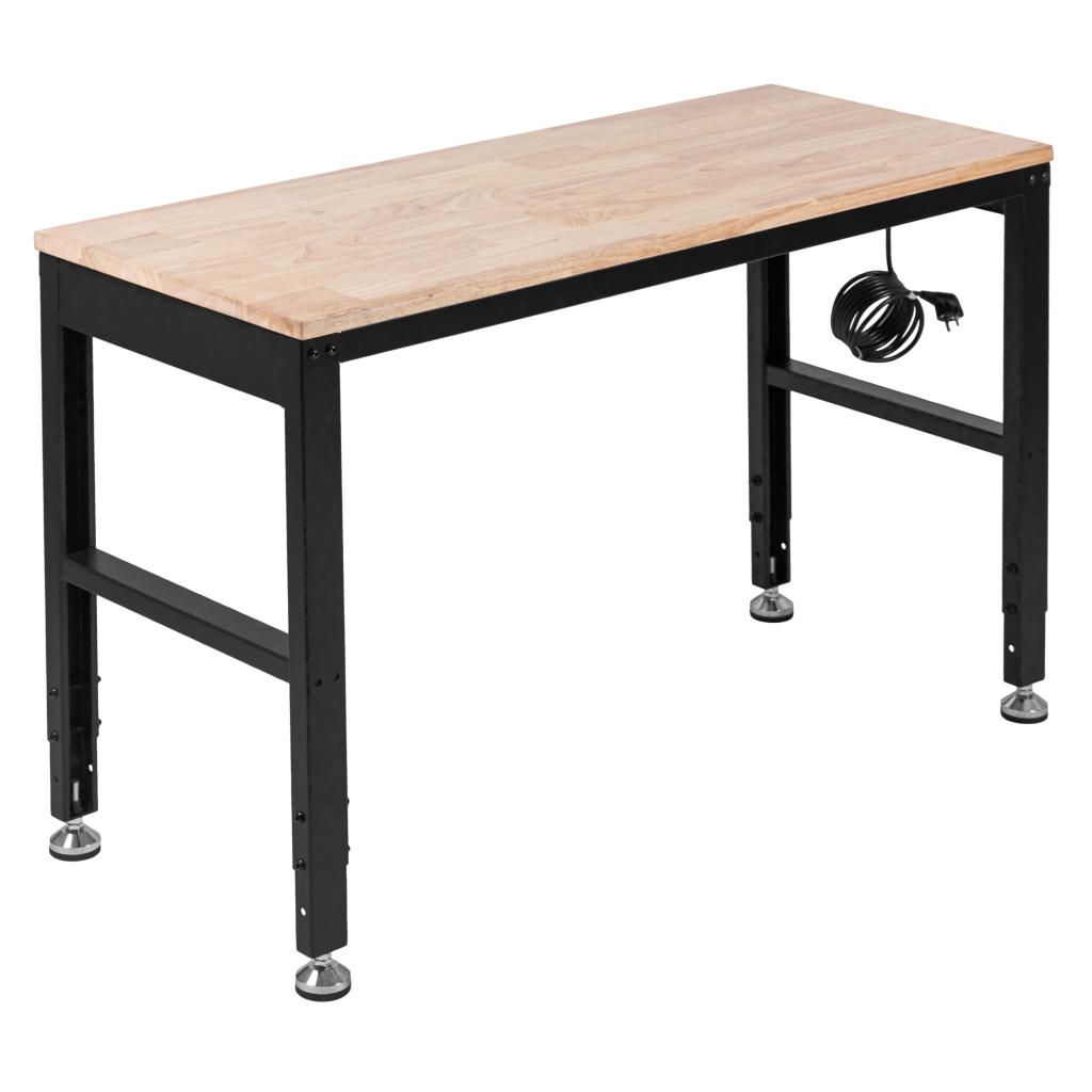 Proline säädettävä työpöytä 122 × 51 cm, 500 kg pyörillä