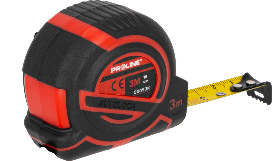 Proline rullamitta 3 m / 16 mm automaattijarrulla