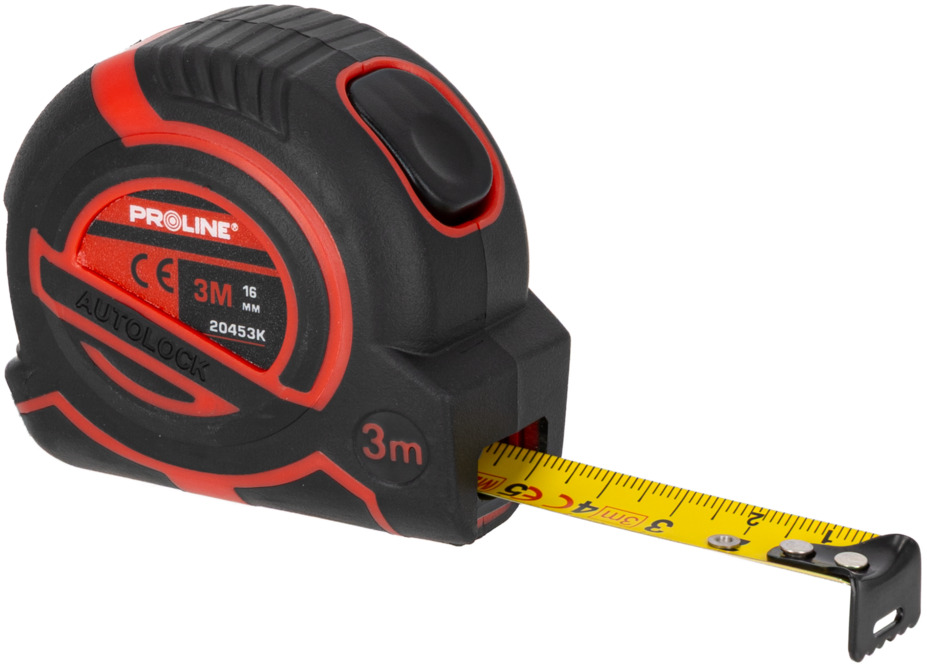 Proline rullamitta 3 m / 16 mm automaattijarrulla